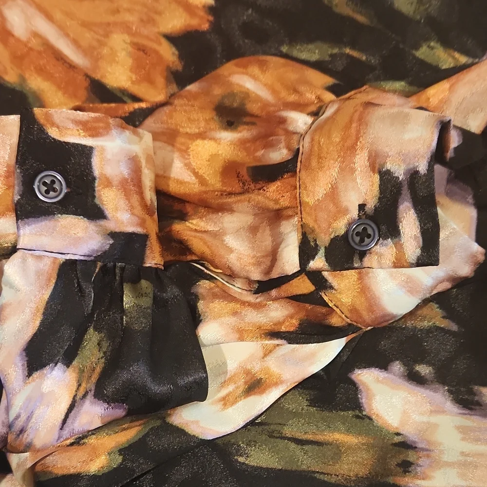 Za & Rachel Floral Long Sleeve Women's Top - Picture 7 of 7